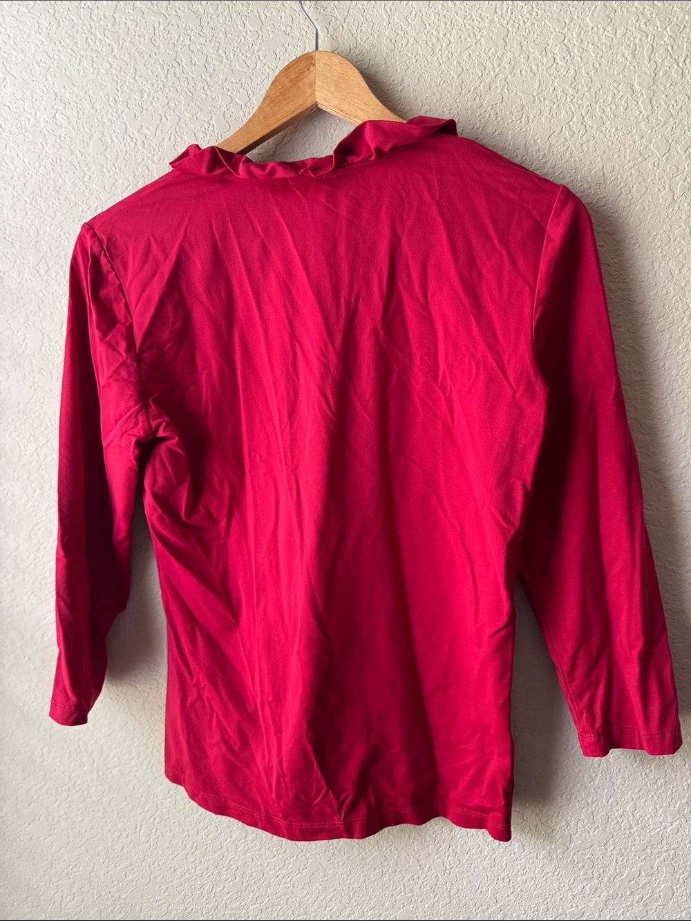Red J. McLaughlin Ruffle Top - Picture 3 of 3